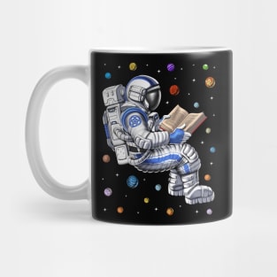 Astronaut Reading Book Mug